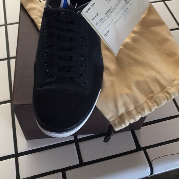 Louis Vuitton black suede dress shoe - Picture 1 of 8